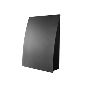 Duka regnskjold sort - et-rums ventilation