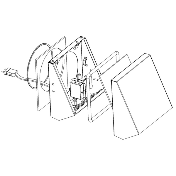 Regnskjold med varme 30W