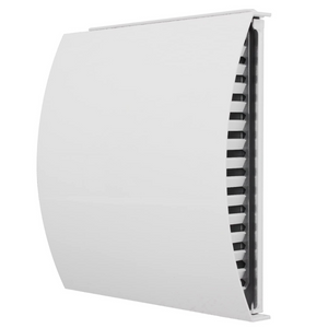 Hvidt regnskjold til Air Pro V1.0 set forfra - UV-resistent plastik med stilrent design.