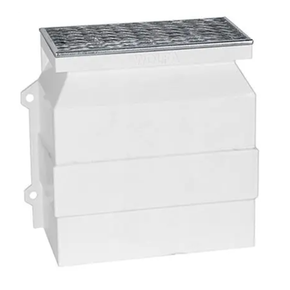 Ventilationsskakt med rist til dybe kældre - forside